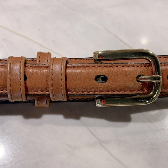 Mens brown leather belt with subtle western vibes size 36” - Picture 3 of 7